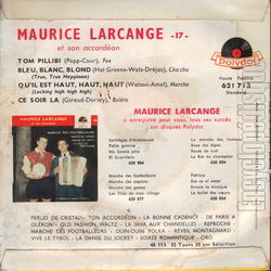 [Pochette de Tom Pillibi (Maurice LARCANGE) - verso]