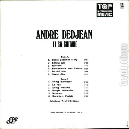 [Pochette de Benny Goodman Story, Fabienne, La Foa… (Andr DEDJEAN) - verso]