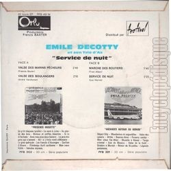 [Pochette de Service de nuit (mile DECOTTY) - verso]