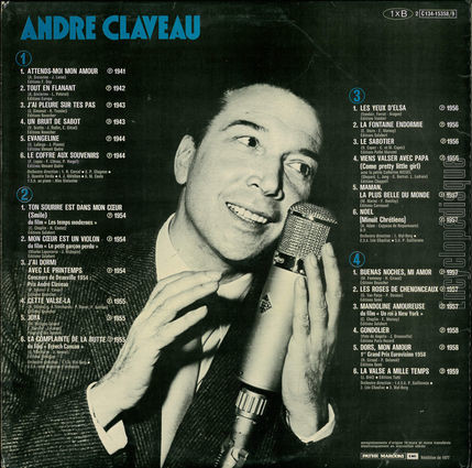 [Pochette de Attends-moi mon amour, Joya, Nol… (Andr CLAVEAU) - verso]