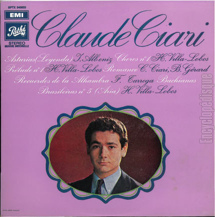 [Pochette de Asturias, Chros n 1, romance… (Claude CIARI)]