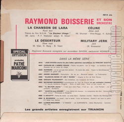 [Pochette de Cline (Raymond BOISSERIE) - verso]