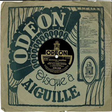 [Pochette de Musique dus 45e Rgiment d’Infanterie -  National emblme / Marche indienne  (Odon 238)]