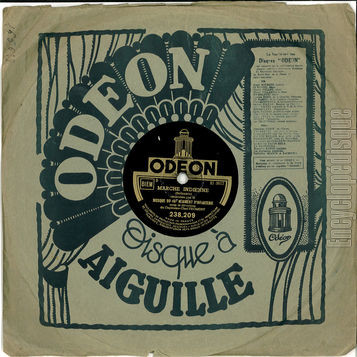 [Pochette de Musique dus 45e Rgiment d’Infanterie -  National emblme / Marche indienne  (Odon 238) - verso]