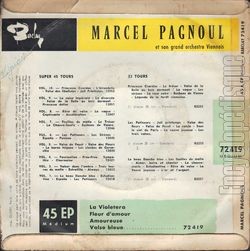 [Pochette de La Violetera (Marcel PAGNOUL) - verso]