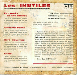 [Pochette de Pat works on the railway (Les INUTILES) - verso]