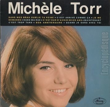 [Pochette de Dans mes bras oublie ta peine, Je me demande, Dans ma rue… (Michle TORR)]