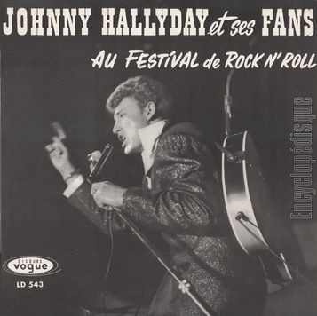 [Pochette de Au festival du Rock n’ roll (Johnny HALLYDAY)]