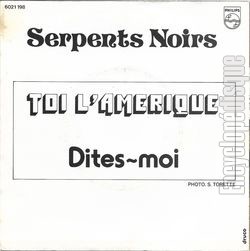 [Pochette de Toi l‘Amrique (SERPENTS NOIRS) - verso]