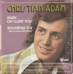 [Pochette de Baby, oh I love you (Christian ADAM) - verso]