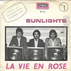 [Pochette de La vie en rose / Le petit ruisseau (Les SUNLIGHTS)]