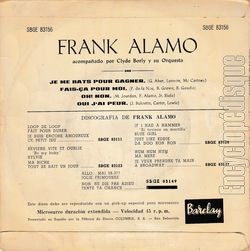 [Pochette de Je me bats pour gagner (Frank ALAMO) - verso]