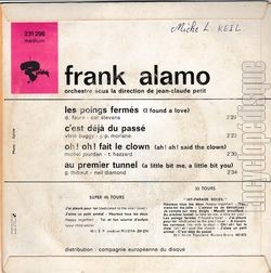 [Pochette de Les poings ferms (Frank ALAMO) - verso]