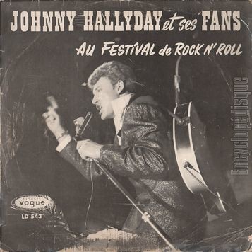 [Pochette de Au festival du Rock n’ roll (Johnny HALLYDAY)]