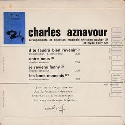 [Pochette de Il te faudra bien revenir (Charles AZNAVOUR) - verso]