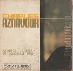 [Pochette de Au nom de la jeunesse (Charles AZNAVOUR) - verso]