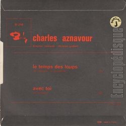 [Pochette de Le temps des loups (Charles AZNAVOUR) - verso]