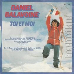 [Pochette de Me laisse pas m’en aller (Daniel BALAVOINE) - verso]