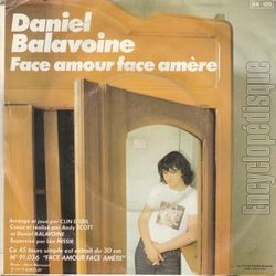 [Pochette de Dancing samedi (Daniel BALAVOINE) - verso]