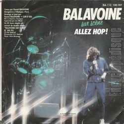 [Pochette de La vie ne m’apprend rien (Daniel BALAVOINE) - verso]