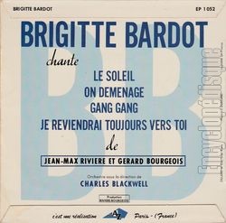 [Pochette de Le soleil (Brigitte BARDOT) - verso]