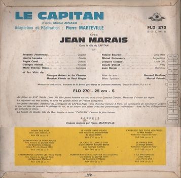 [Pochette de Le capitan (JEUNESSE) - verso]