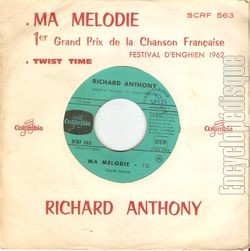 [Pochette de Ma mlodie - Twist time (Richard ANTHONY) - verso]