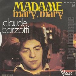 [Pochette de Madame (Claude BARZOTTI) - verso]