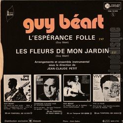 [Pochette de L’esprance folle (Guy BART) - verso]