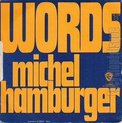 [Pochette de Words (Michel HAMBURGER) - verso]