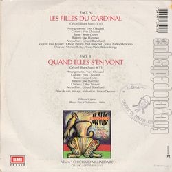 [Pochette de Les filles du cardinal (Grard BLANCHARD) - verso]