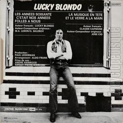 [Pochette de Les annes 60 (Lucky BLONDO) - verso]