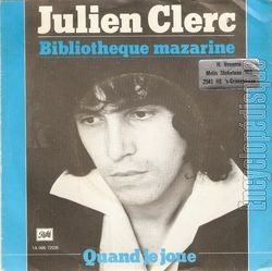 [Pochette de Bibliothque Mazarine (Julien CLERC)]