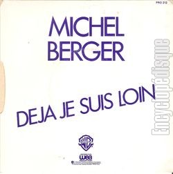 [Pochette de Maria Carmencita (Michel BERGER) - verso]