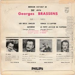 [Pochette de Les deux oncles (Georges BRASSENS) - verso]