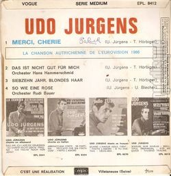 [Pochette de Merci chrie (Udo JRGENS) - verso]