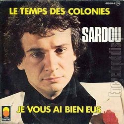 [Pochette de Le temps des colonies (Michel SARDOU)]