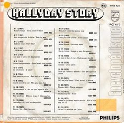 [Pochette de Hallyday Story 5 "Les bras en croix" (Johnny HALLYDAY) - verso]