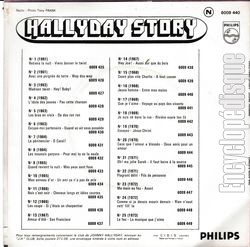 [Pochette de Hallyday story 16 "Jeune homme" (Johnny HALLYDAY) - verso]