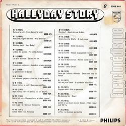 [Pochette de Hallyday story 20 "Ceux que l’amour a blesss" (Johnny HALLYDAY) - verso]