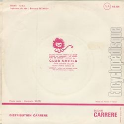 [Pochette de C’est le cœur (les ordres du docteur) (SHEILA) - verso]