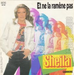 [Pochette de Et ne la ramne pas (SHEILA) - verso]