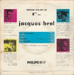 [Pochette de Les flamandes (Jacques BREL) - verso]