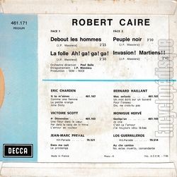 [Pochette de Debout les hommes (Robert CAIRE) - verso]