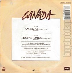 [Pochette de Anglina (CANADA) - verso]