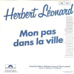 [Pochette de Petite Nathalie (Herbert LONARD) - verso]