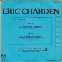 [Pochette de Elle sortait de l’ordinaire (ric CHARDEN) - verso]