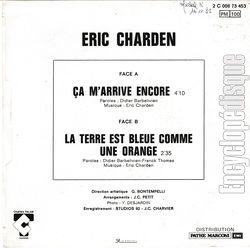 [Pochette de a m’arrive encore (ric CHARDEN) - verso]