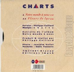 [Pochette de Notre monde  nous (CHARTS) - verso]