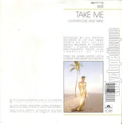 [Pochette de Take me (Viktor LAZLO) - verso]